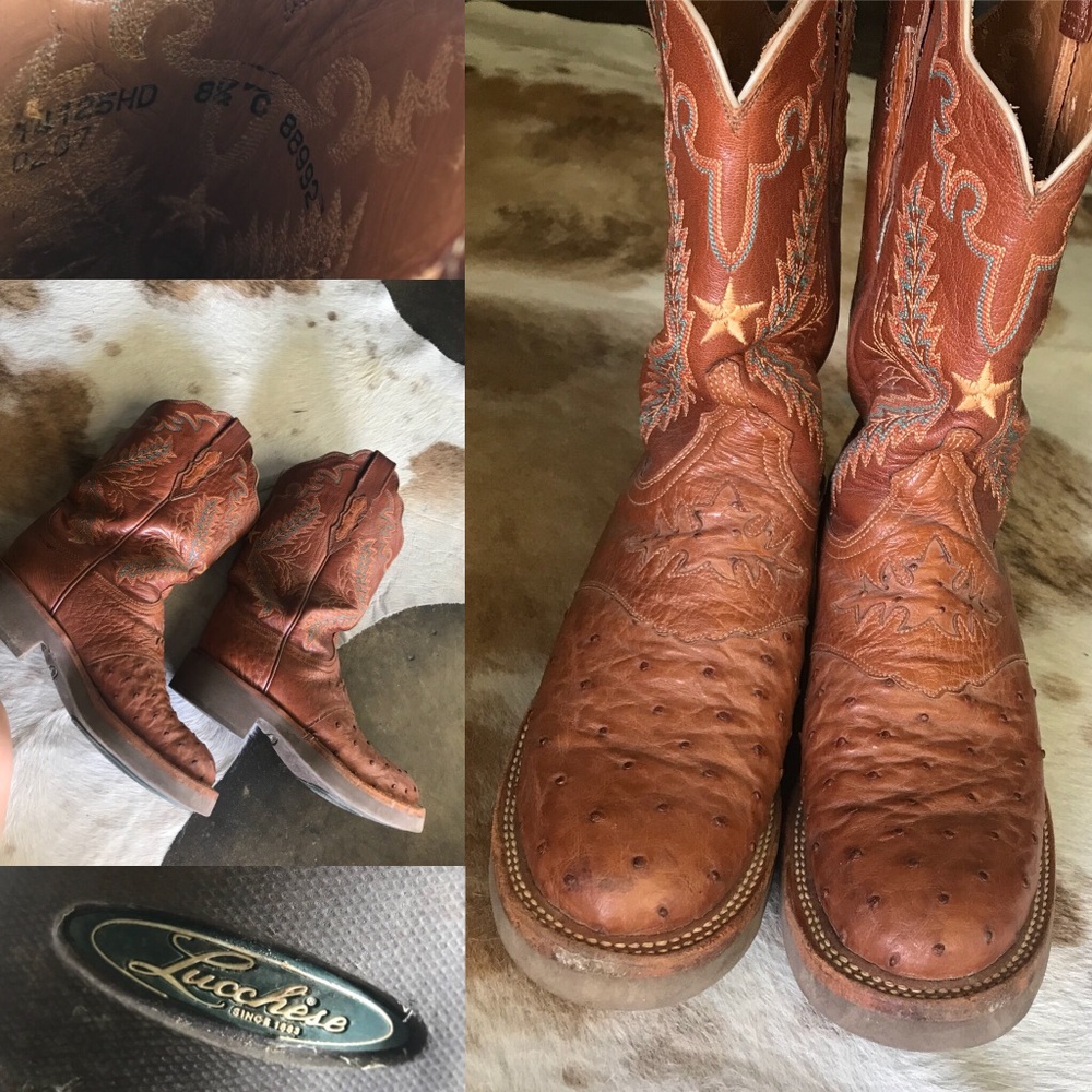 Ostrich Lucchese Boots